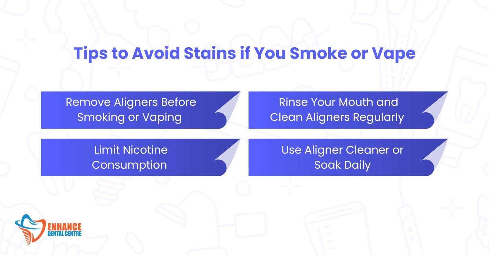 Tips to Avoid Stains if You Smoke or Vape