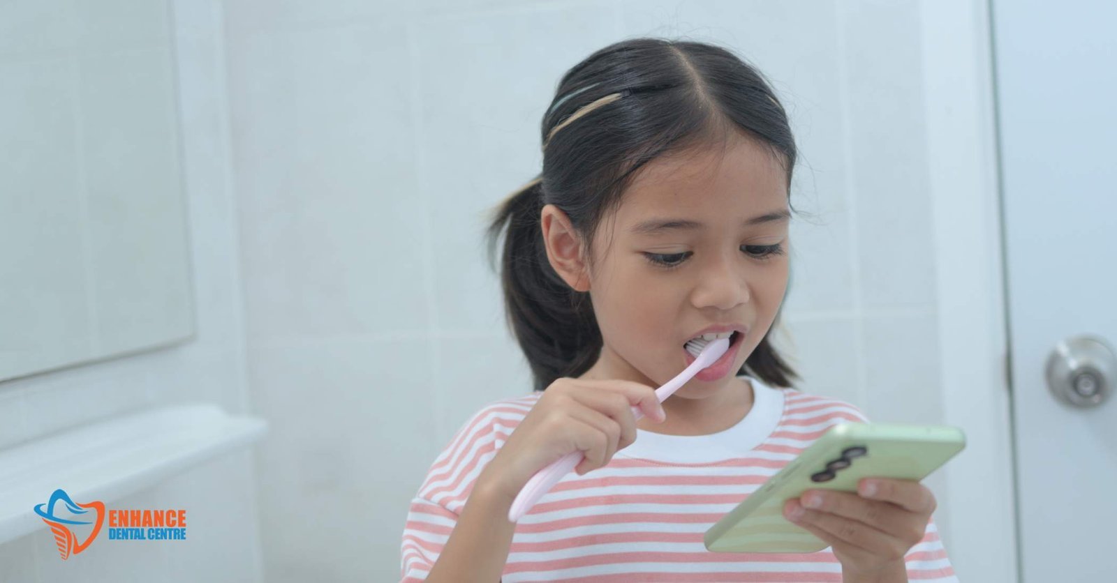 Using interactive brushing apps and videos to make tooth brushing enjoyable