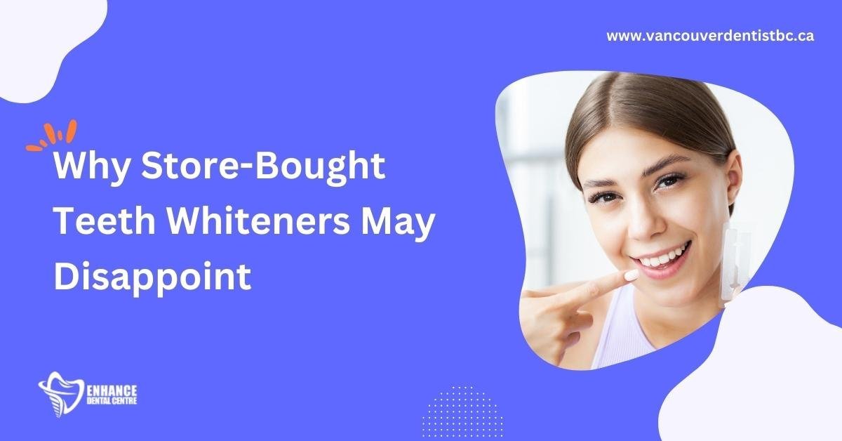 Why Over-the-Counter Teeth Whitening Products Often Fail