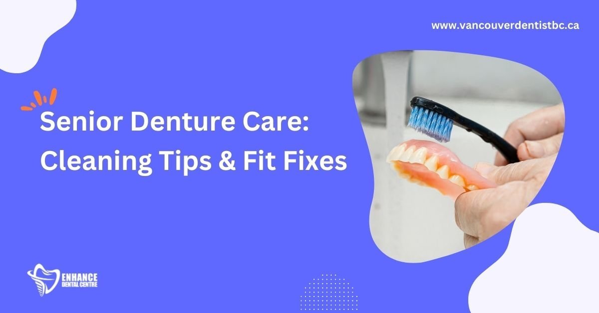 Senior Denture Care: Cleaning Tips & Fit Fixes