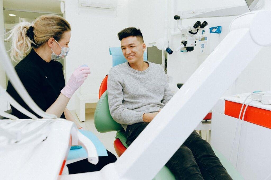 Bright confident smile after composite bonding treatment