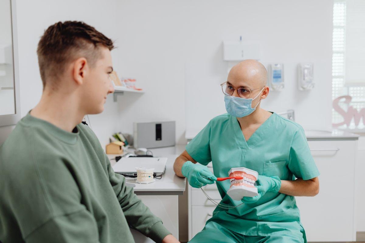 Clear Invisalign aligner tray for teeth straightening in Vancouver
